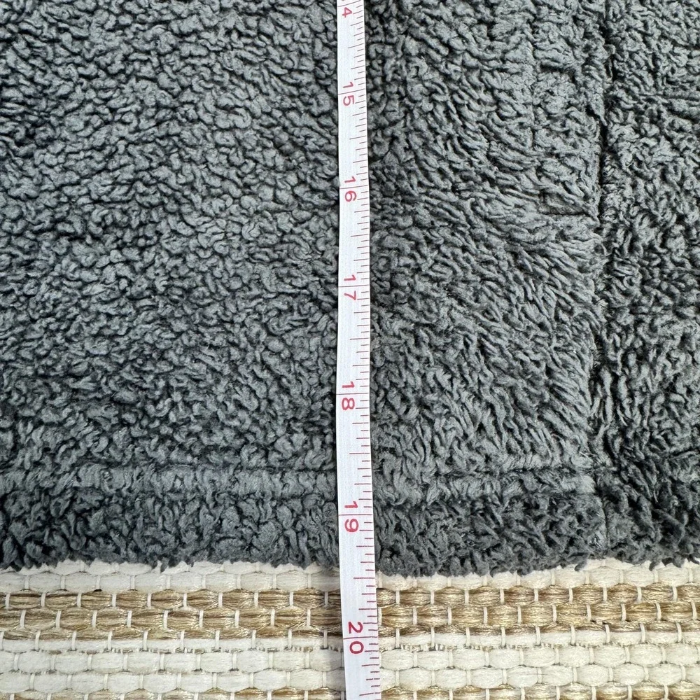 Patagonia Pullover Youth Medium Gray Los Gatos 1/4‎ Zip Fleece Sherpa High Pile